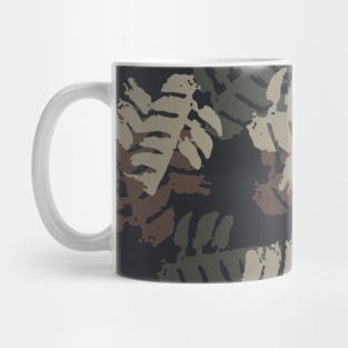 Beige Green Camouflage Pattern Mug